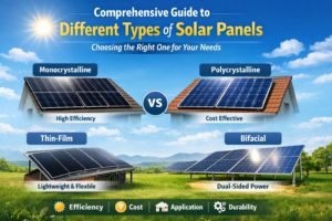 types of solar panels in India comparison